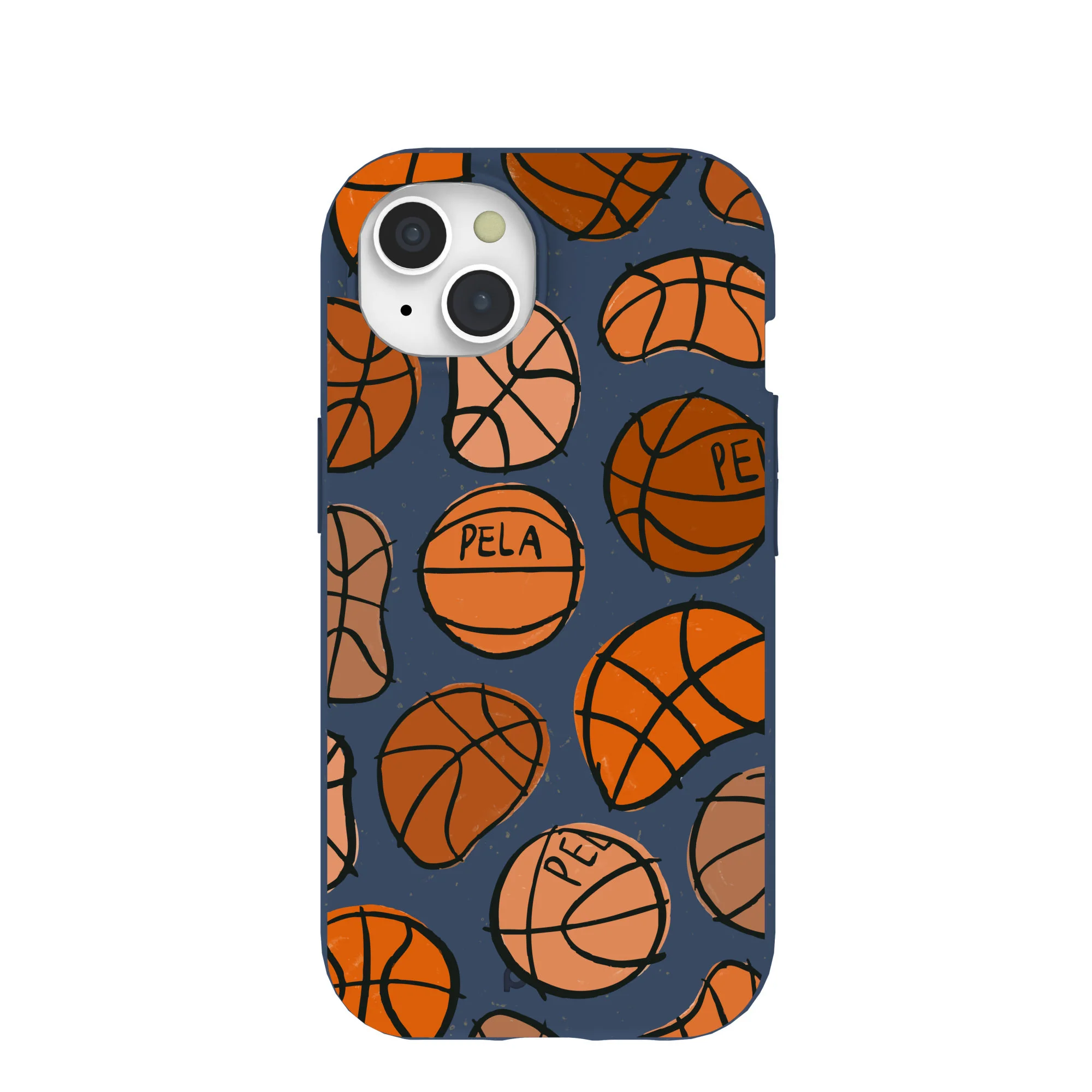 Navy Blue Slam Dunking iPhone 15 Case