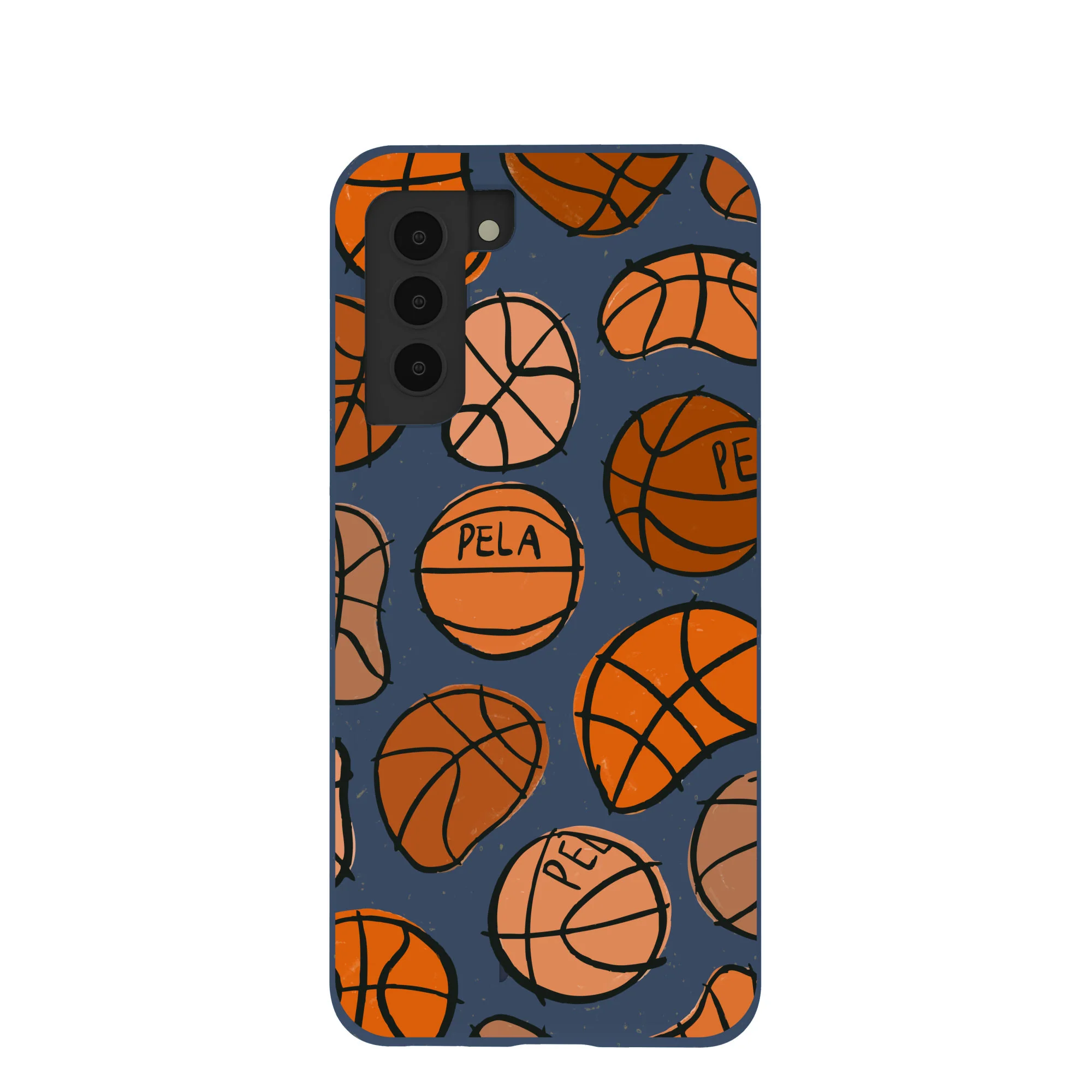 Navy Blue Slam Dunking Samsung Galaxy S21 Case