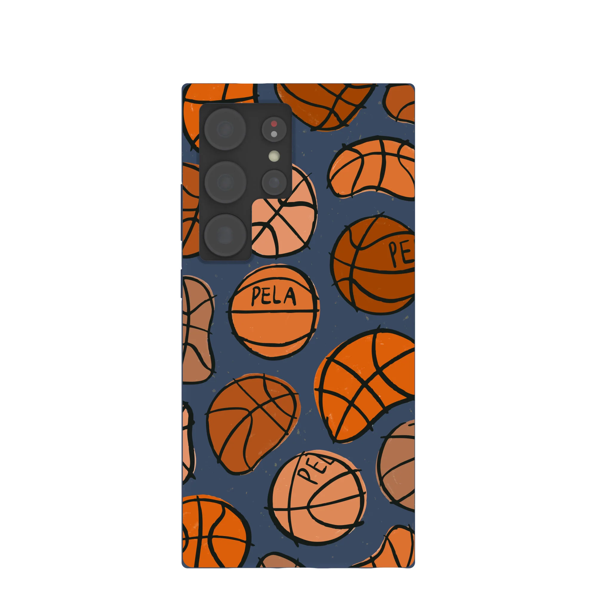 Navy Blue Slam Dunking Samsung Galaxy S24 Ultra Case