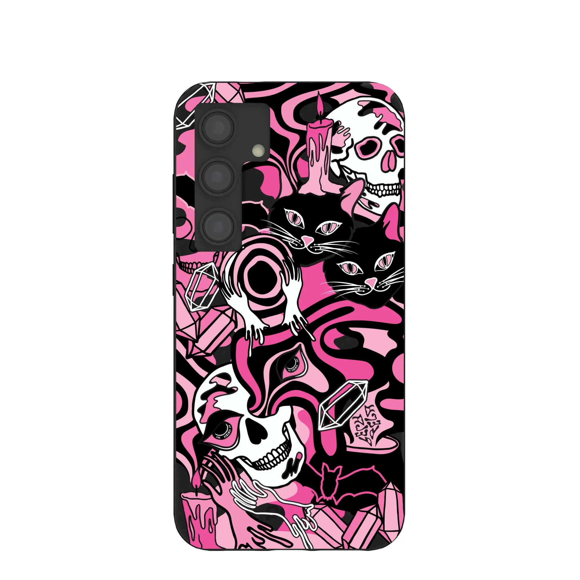 Black Spellbound Ghouls Samsung Galaxy S24 Case