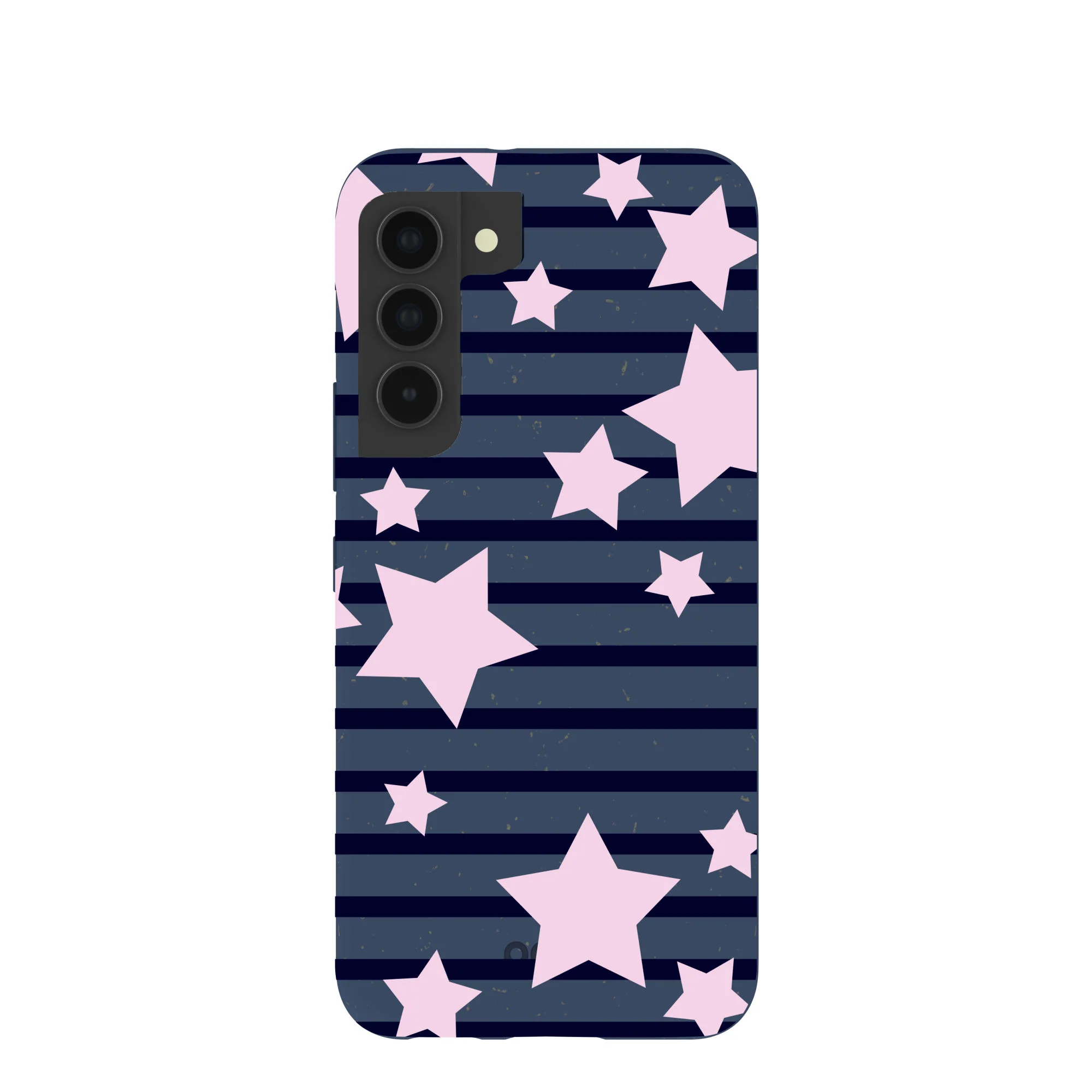 Navy Blue Star Girl Blush Samsung Galaxy S22 Case