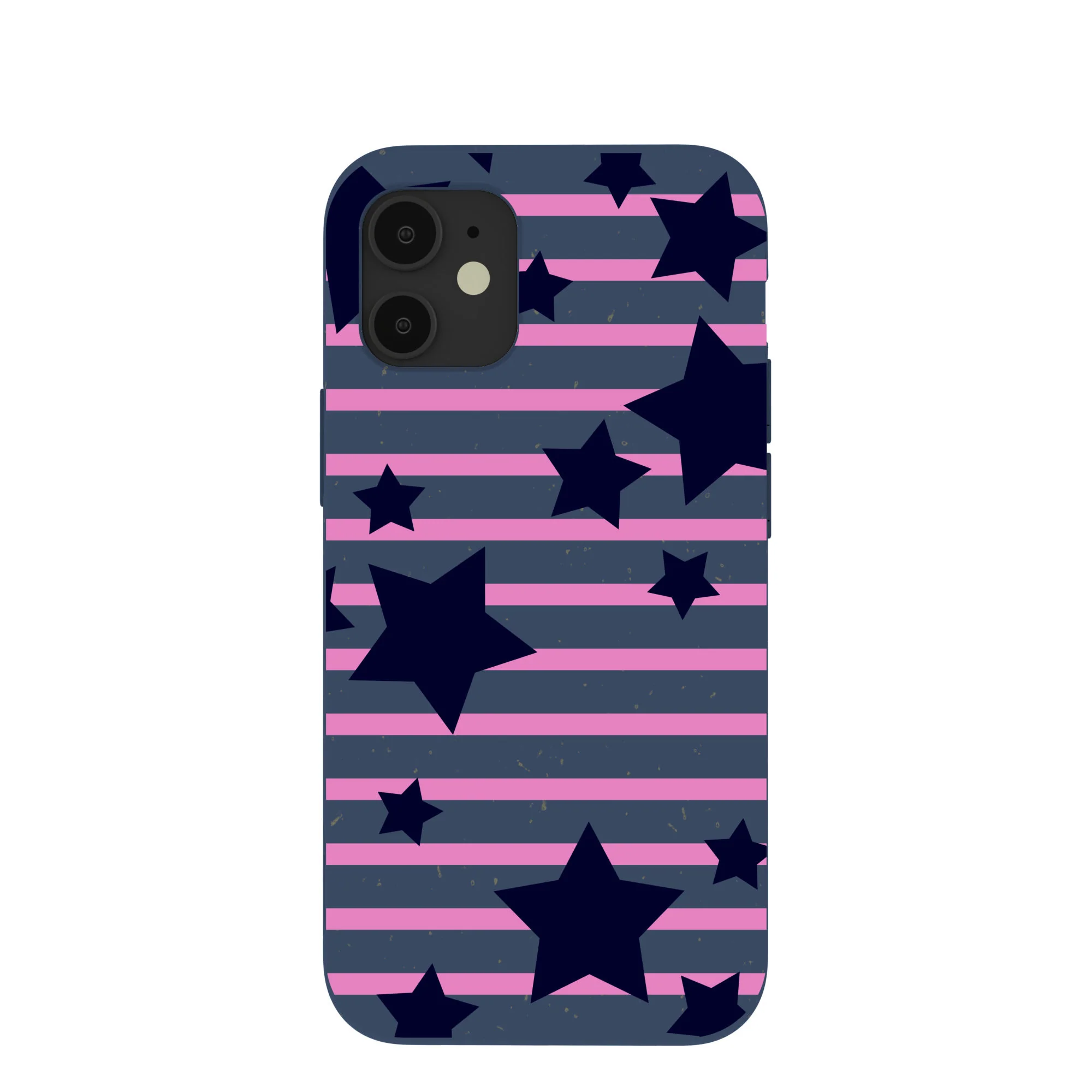 Navy Blue Star Girl iPhone 12 Mini Case