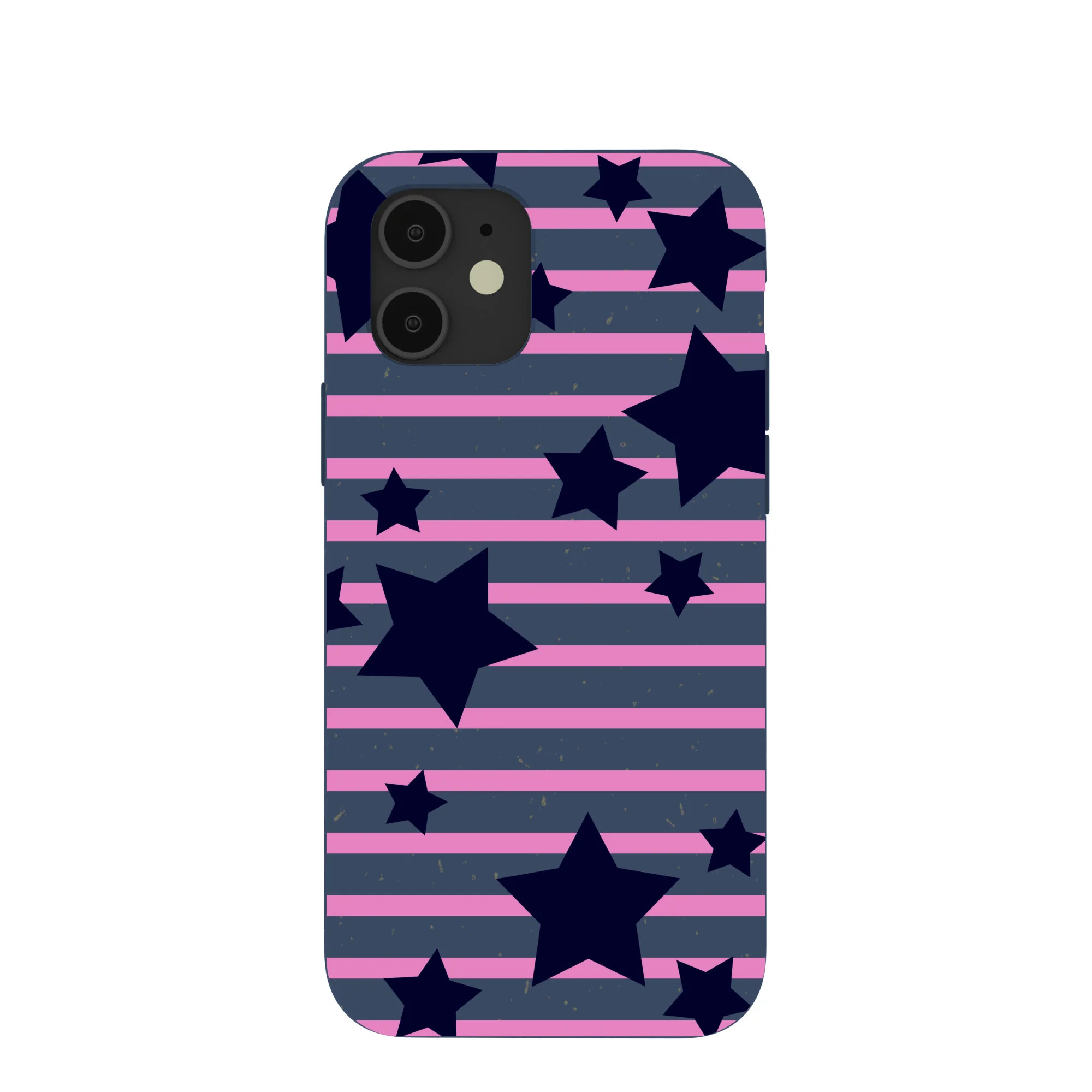Navy Blue Star Girl iPhone 12/ iPhone 12 Pro Case