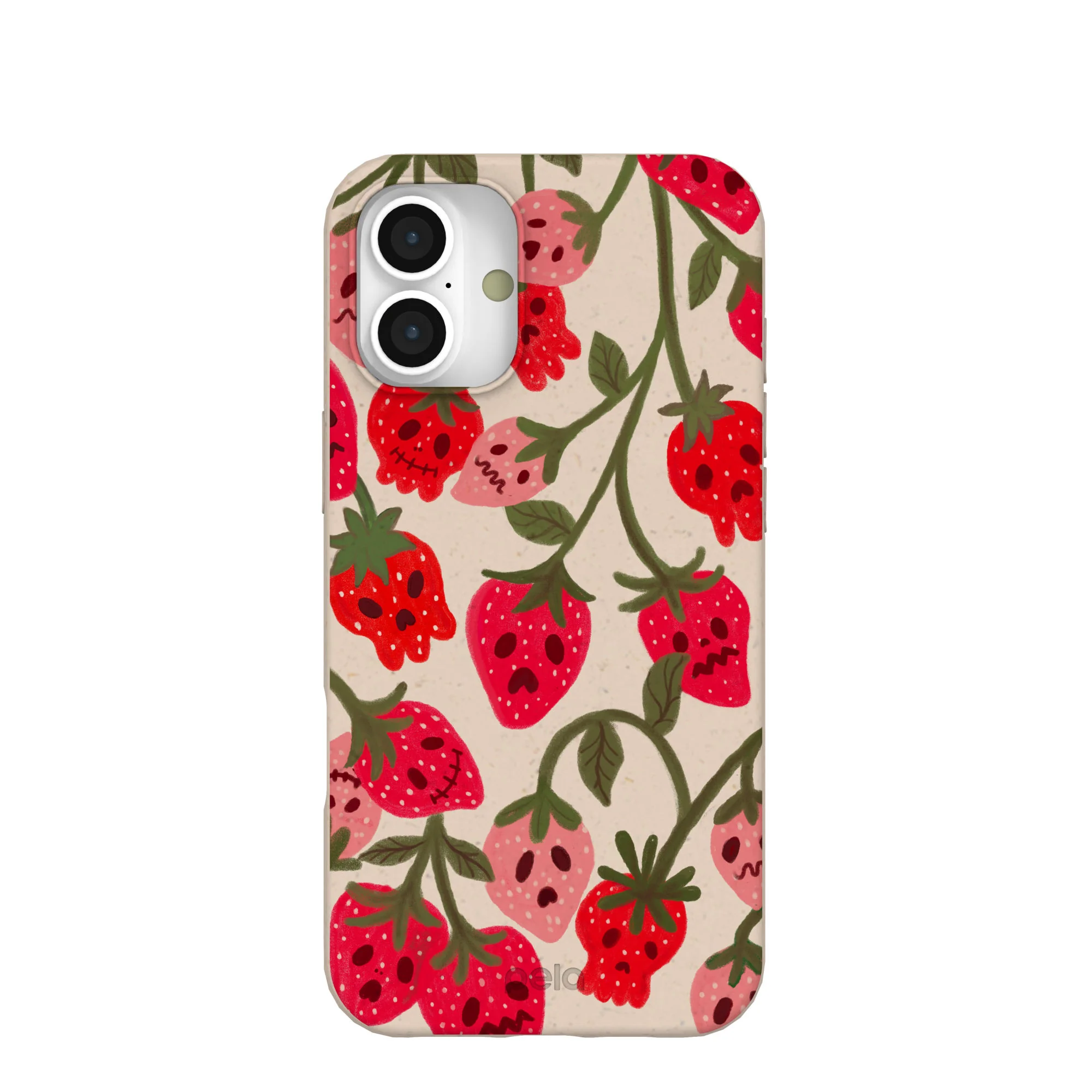 Seashell Strawboories iPhone 16 Plus Case