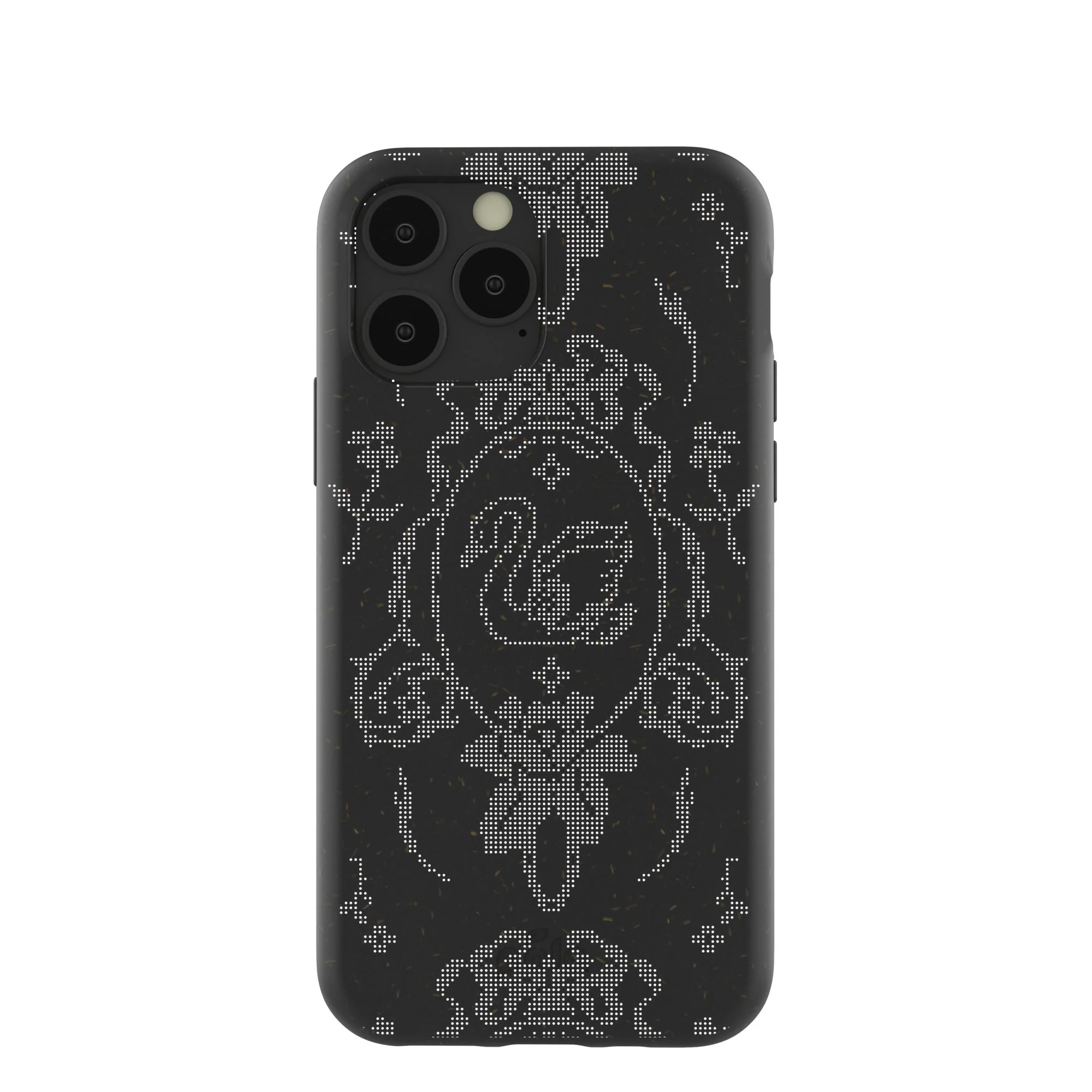 Black Studded Swan iPhone 11 Pro Case