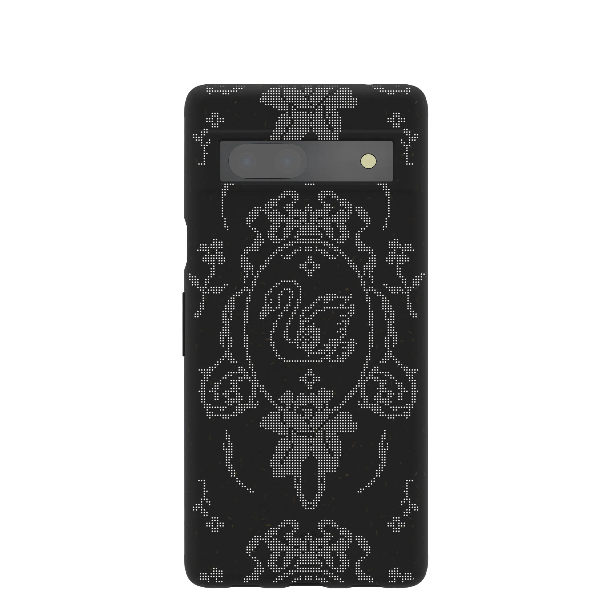 Black Studded Swan Google Pixel 7a Case