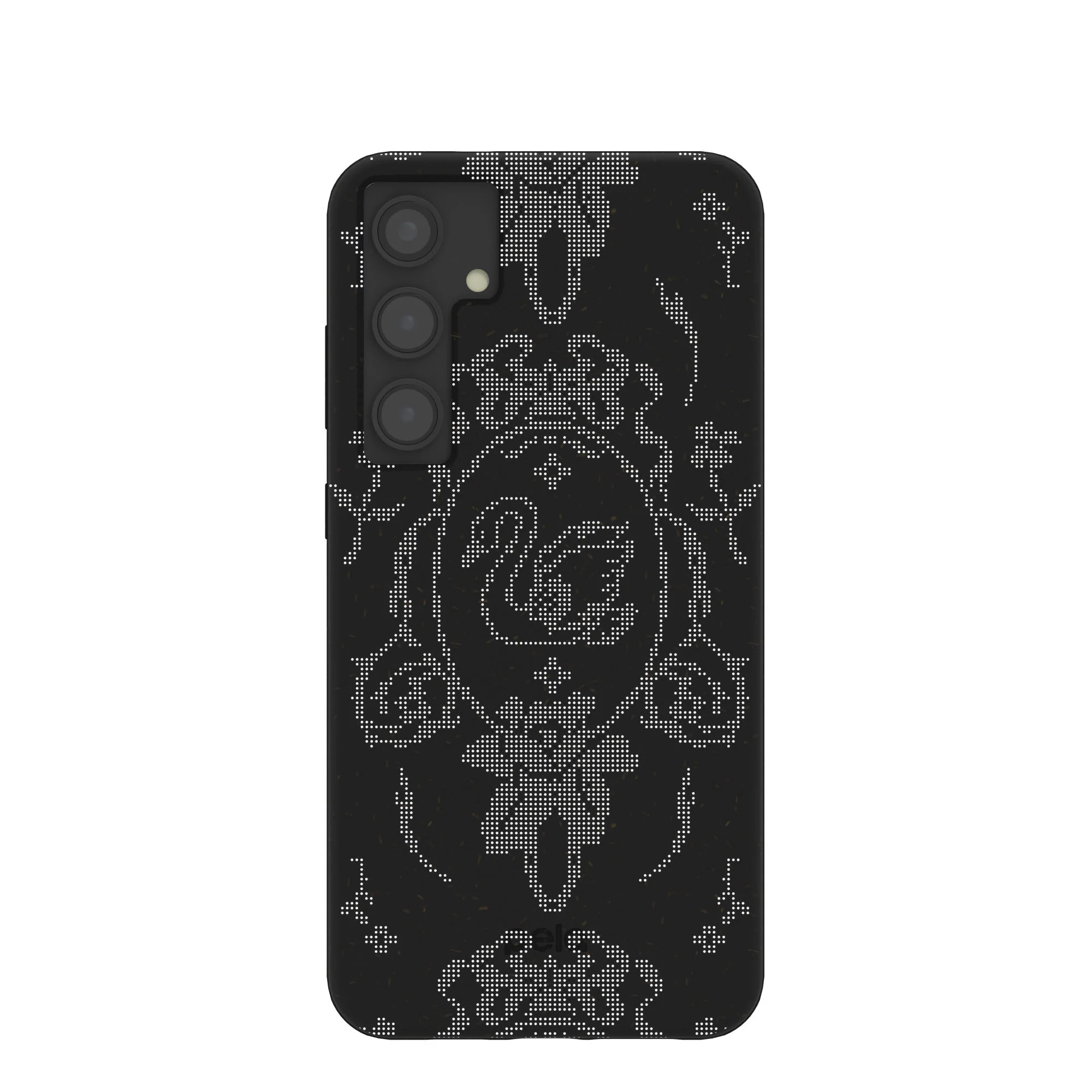 Black Studded Swan Samsung Galaxy S24+(Plus) Case