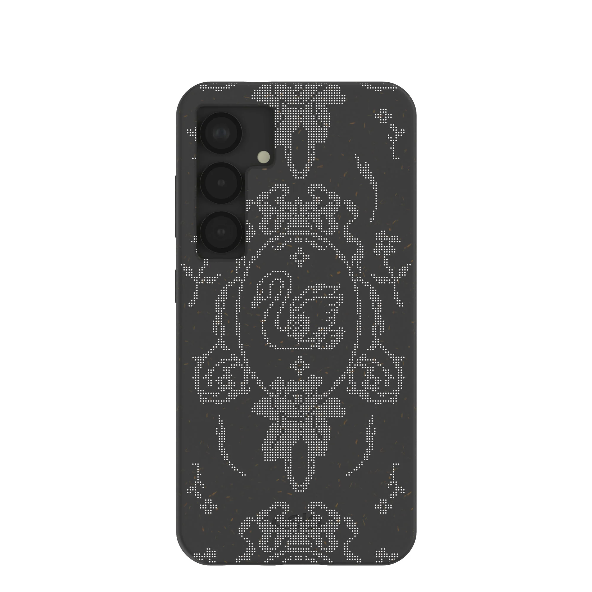 Black Studded Swan Samsung Galaxy S25 Case