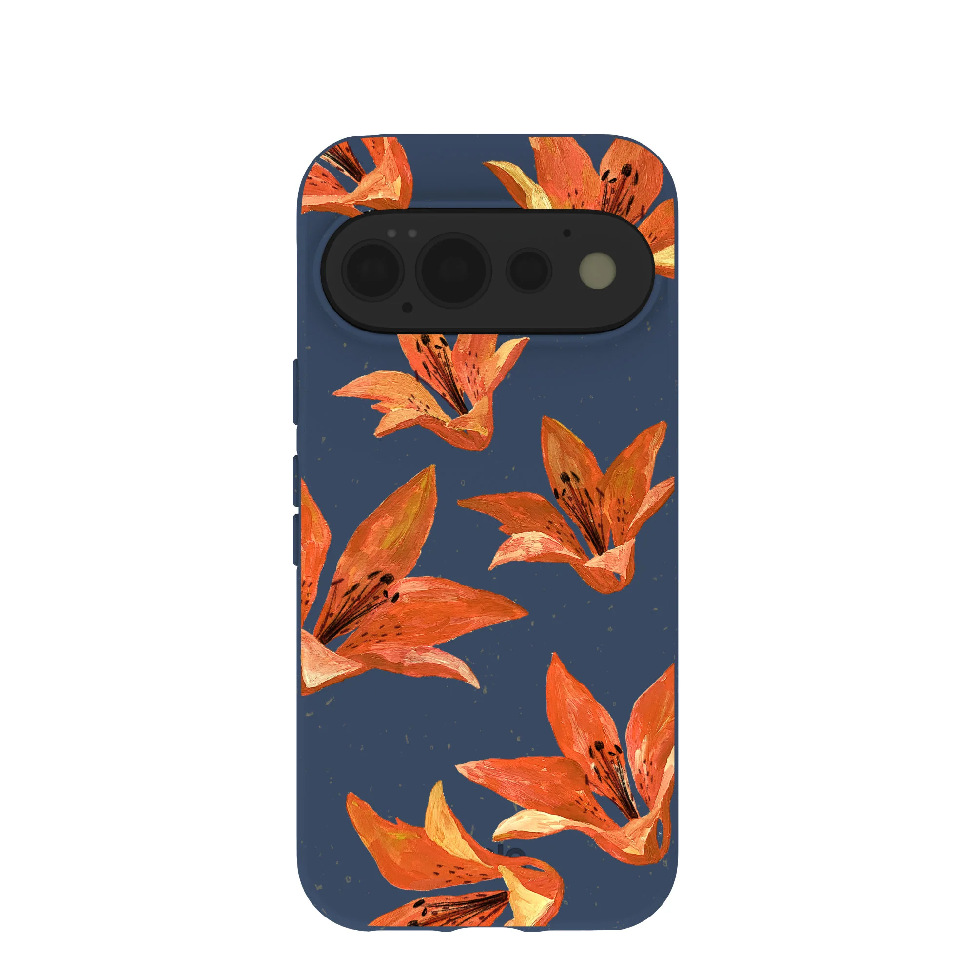 Navy Blue Tiger Lily Google Pixel 11 Pro Case
