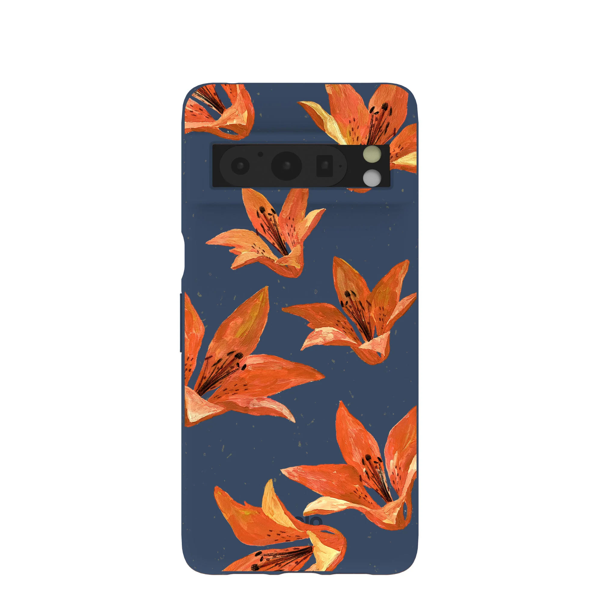 Navy Blue Tiger Lily Google Pixel 8 Pro Case