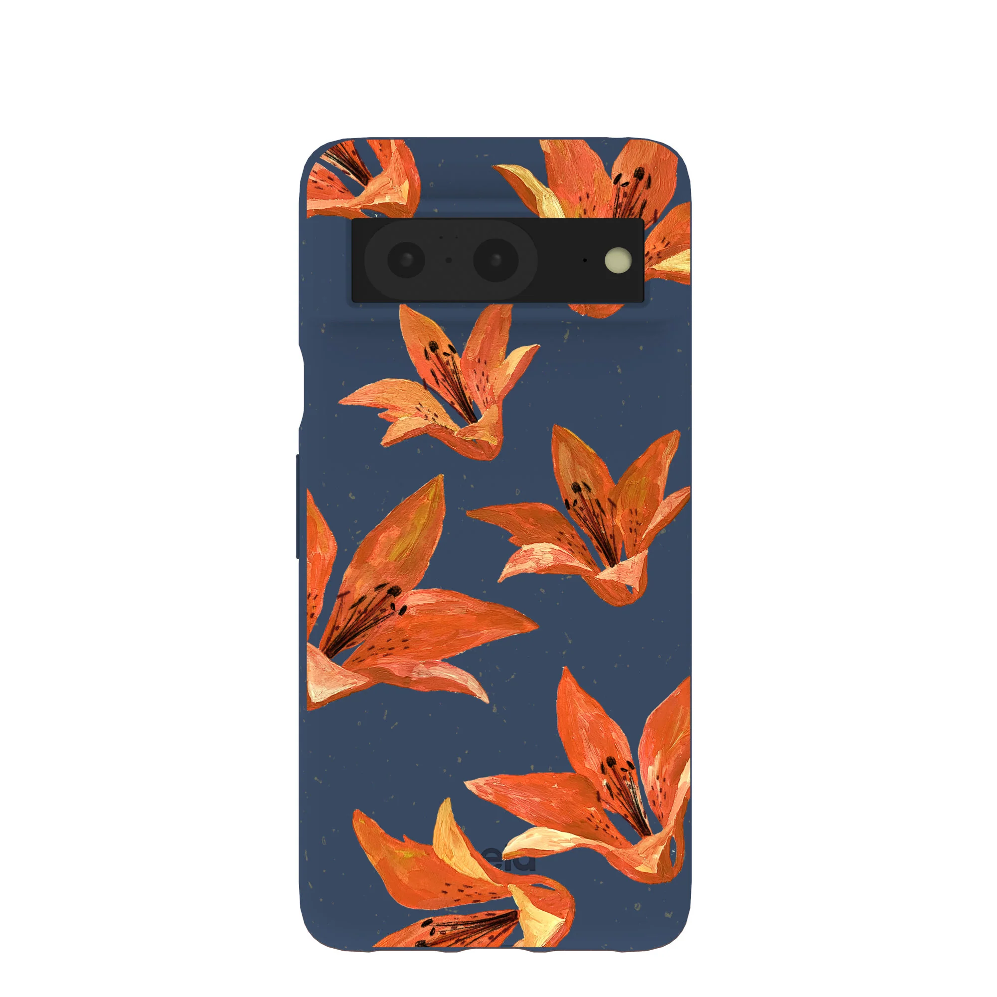 Navy Blue Tiger Lily Google Pixel 8 Case