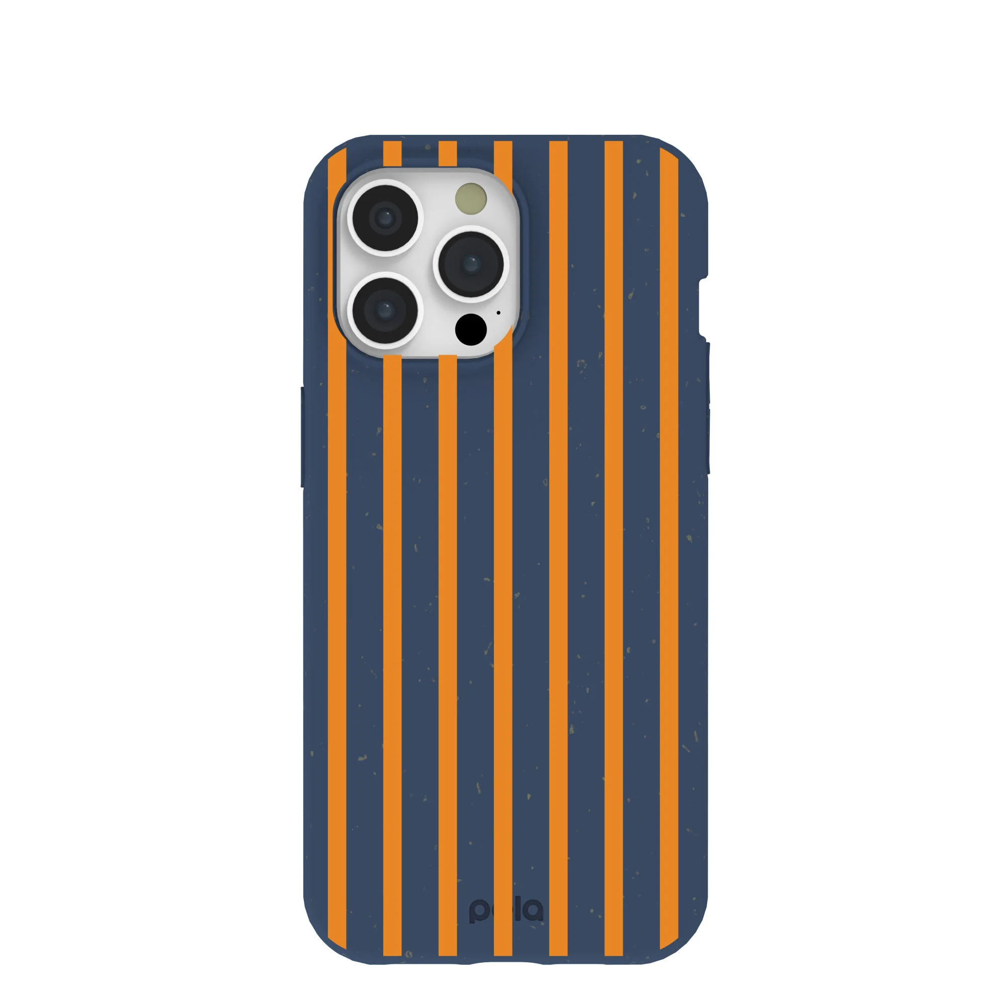 Navy Blue Tiger Tail Stripes iPhone 15 Pro Max Case