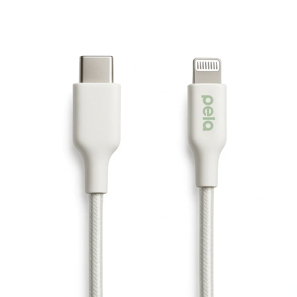 White USB-C to Lightning Cable