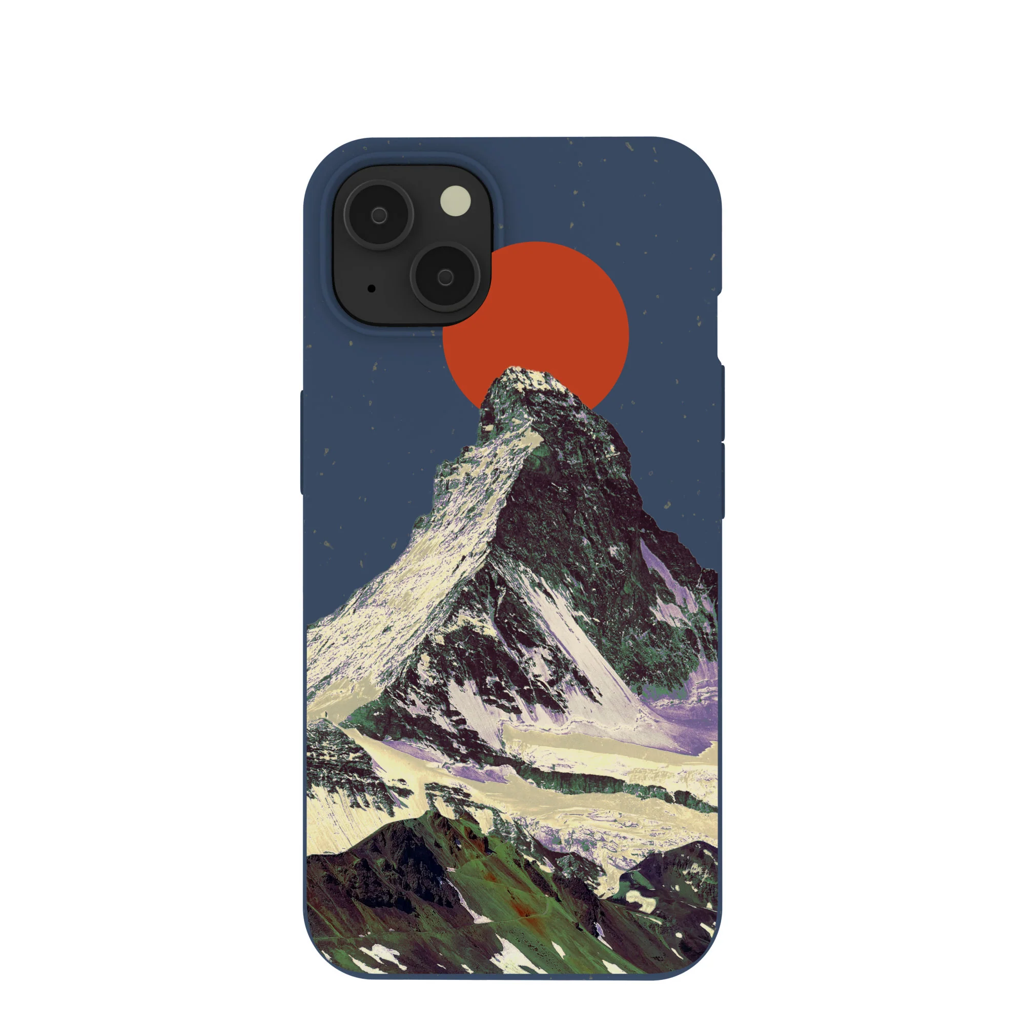 Navy Blue Zenith Sun iPhone 13 Case